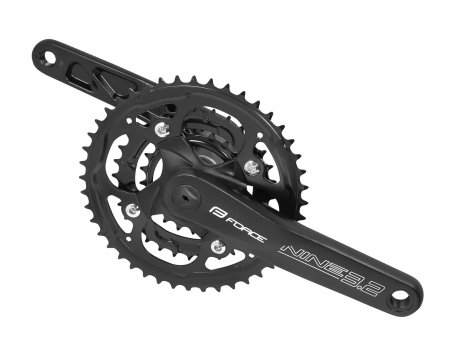 Componente - Pedalier Force Nine3.2 AL 44/32/22T 175 mm negru