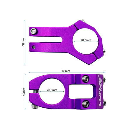 Pipa Lunje EWPM-001 31.8 mm violet [2]