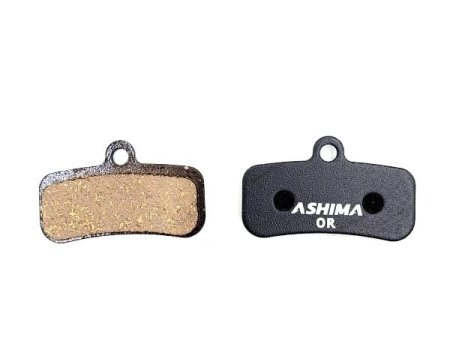 Saboti si placute - Placute frana Ashima AD0105-OR-S-WS, organice, compatibile Shimano Saint BR-M810
