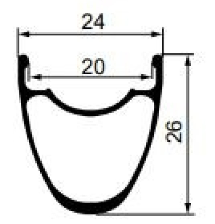 Janta Remerx R-Disc RX 5020, 622x20, dubla, 32H, pentru valva FV, neagra [3]