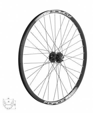 Roti - Roata fata 28 Force Basic Disc 622x19