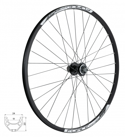 Roti - Roata spate 28/29 Force Basic Disc 622x19 centerlock