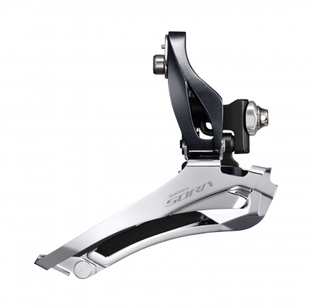 Schimbatoare fata - Schimbator fata Shimano Sora FD-R3000, 2x9 viteze, brazed-on