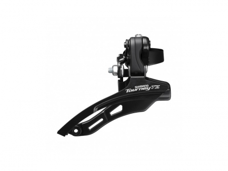 Schimbatoare fata - Schimbator fata Shimano Tourney FD-TZ500-DS6, triplu, 31.8 mm, 6/7 viteze