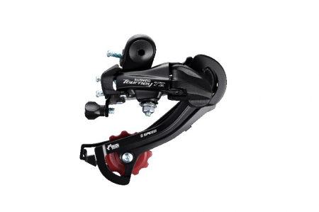 Schimbatoare si accesorii - Schimbator spate Shimano Tourney RD-TZ500-GS, 6 viteze (prindere directa)