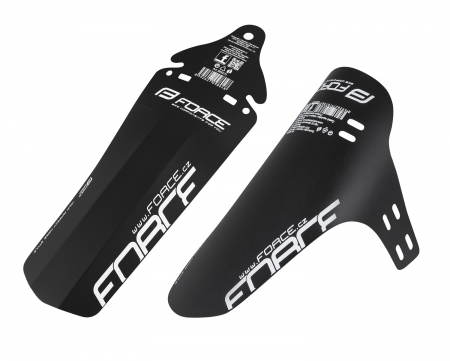 Set aparatori Force sub sa/furca plastic negru