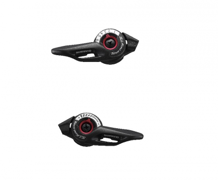 Manete schimbator - Set manete de schimbator Shimano Tourney SL-TZ500, 3x6 viteze