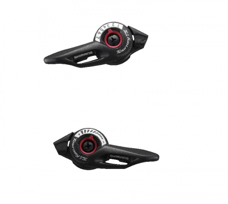 Manete schimbator - Set manete de schimbator Shimano Tourney SL-TZ500, 3x7 viteze