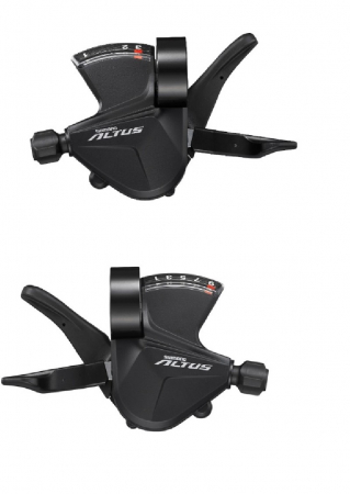 Manete schimbator - Set manete de schimbator Shimano Altus SL-M2010, 3x9 viteze