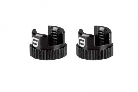 Butuci - Set piulite de janta Force pentru valve presta, aluminiu