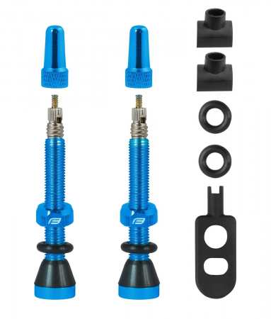 Camere - Set Valve Tubeless Force 2xFv 44mm Albastre