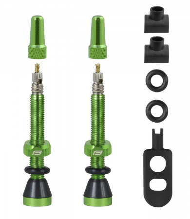 Camere - Set Valve Tubeless Force 2xFv 44mm Verzi