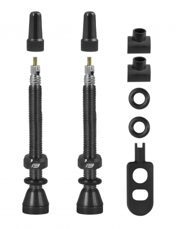Camere - Set Valve Tubeless Force 2xFv 60mm Negre