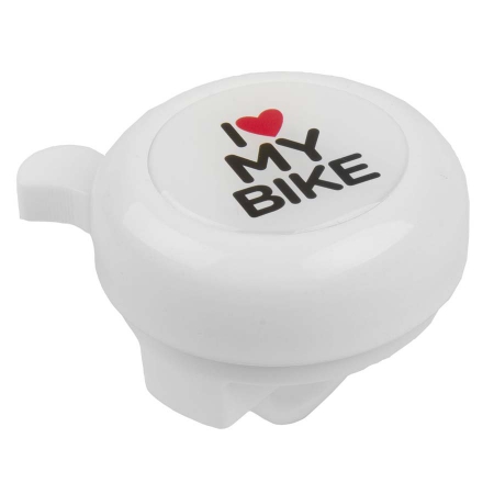 Sonerii - Sonerie Metal M-Wave BELL 3D "I Love my Bike"