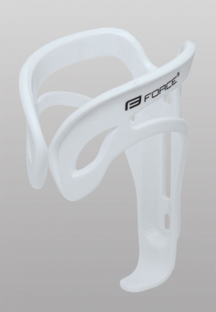 Accesorii - Suport bidon Force Lens plastic alb mat