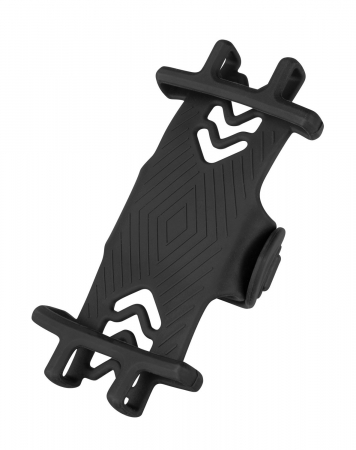 Accesorii telefon - Suport Force din silicon pentru telefon 4 - 6 pe tija, negru