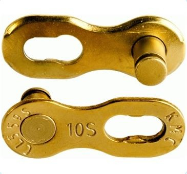 Lanturi - Za Rapida KMC Missing Link 10R Ti-N gold 10 Viteze