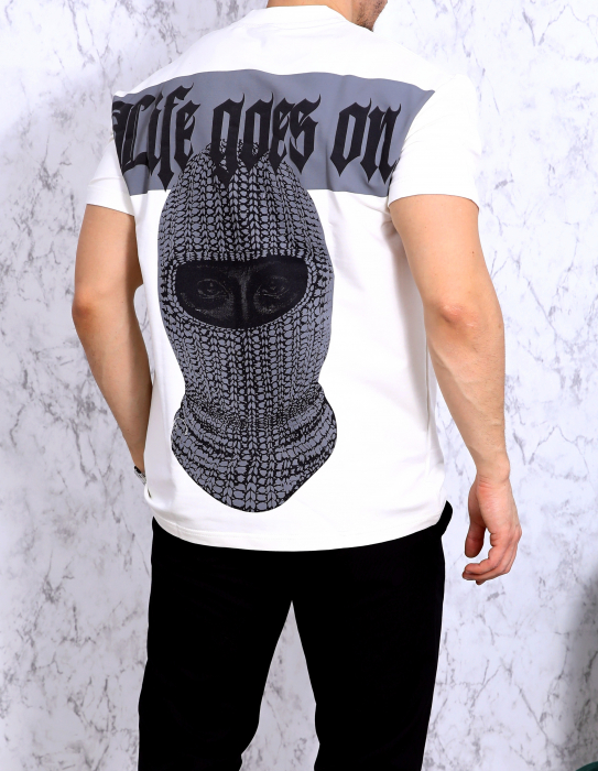 tricou alb scris piept si model spate fashion 01 [1]