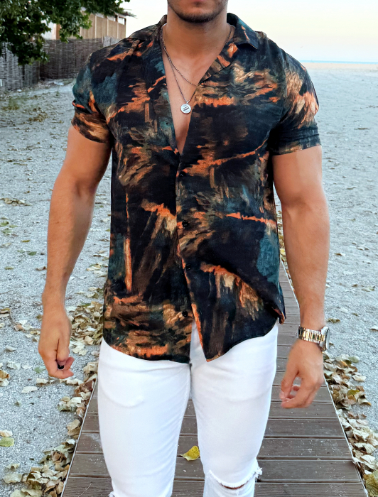 camasa summer street fashion maneca scurta [2]