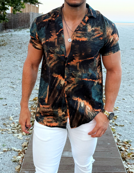 camasa summer street fashion maneca scurta [3]