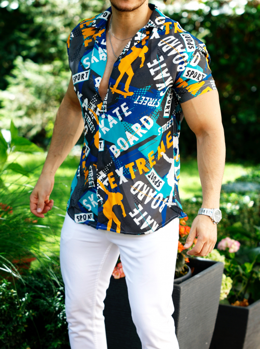 camasa maneca scurta sport fashion [2]