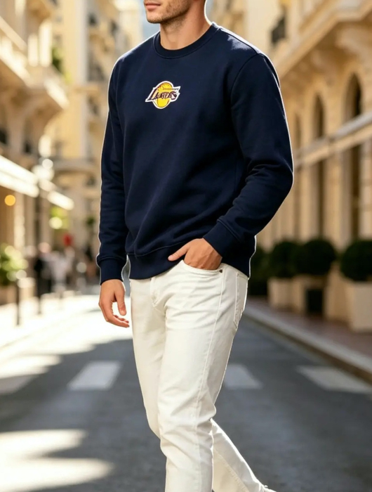 bluza lakers nba albastra [2]