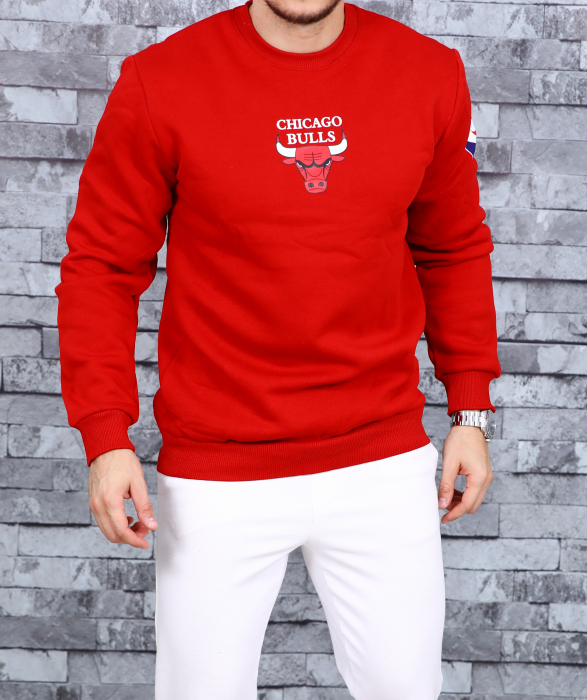 bluza rosie chicago piept si maneca [2]