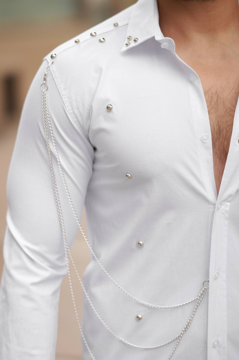 camasa alba lantisor argintiu [2]