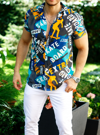 camasa maneca scurta sport fashion [2]