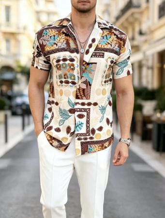 Camasi Luxury - camasa maneca scurta fashion 3