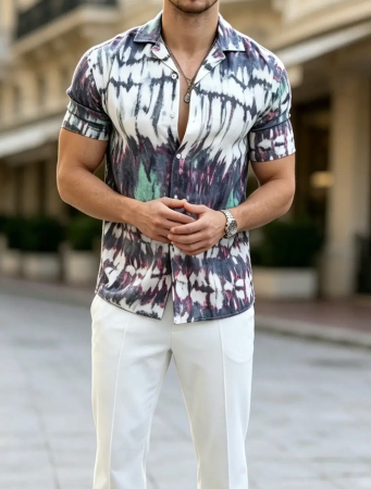 Camasi Luxury - camasa maneca scurta festival 21