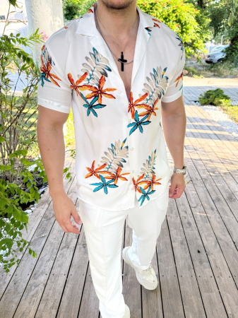 Camasi Luxury - Camasa maneca scurta water fashion