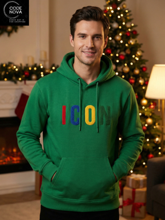 Lichidare de stoc - hanorac icon verde