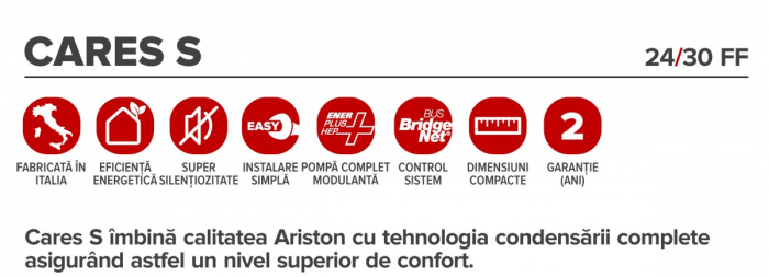 Centrala termica pe gaz in condensatie ARISTON CARES S 30KW [6]