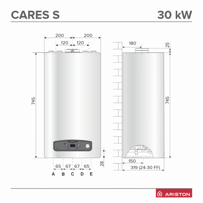 Centrala termica pe gaz in condensatie ARISTON CARES S 30KW [5]