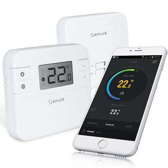 Termostat controlabil prin smartphone SALUS RT310i [1]