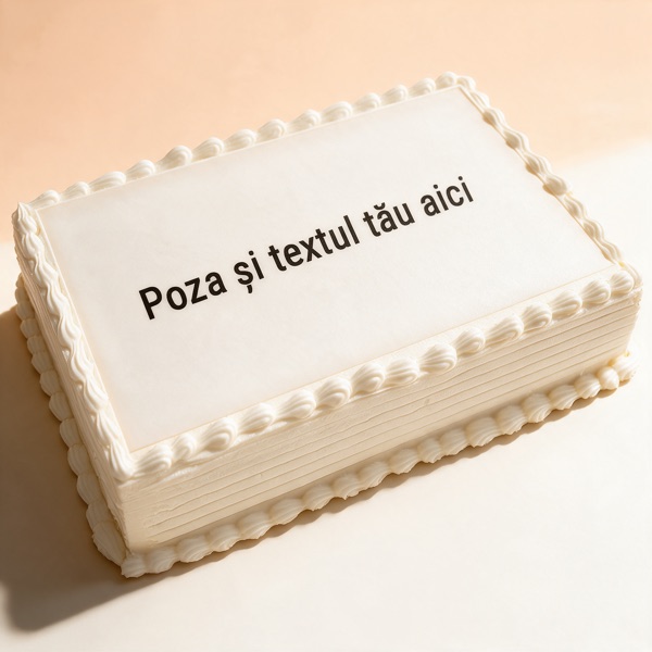 Tort vafă personalizat