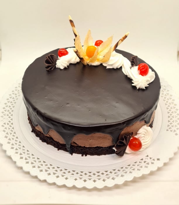 Tort ciocolata cu fructe [1]
