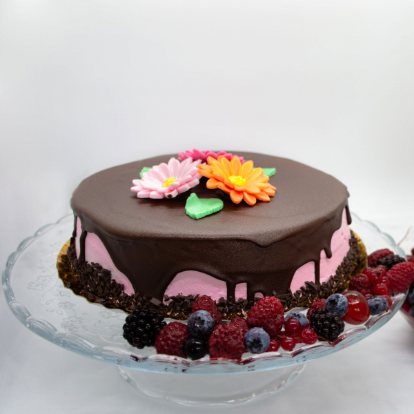 Tort ciocolata si zmeura [2]