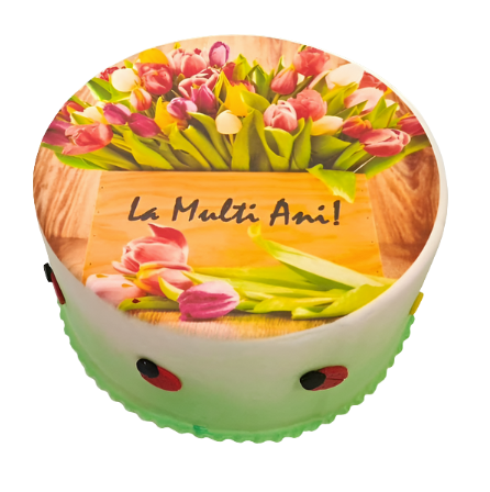 Tort Cos cu flori [2]