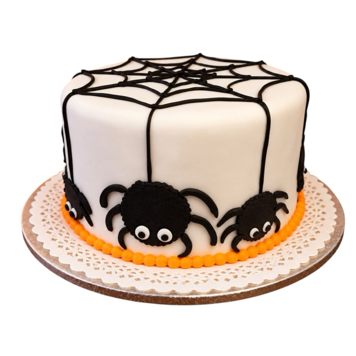 Tort Halloween - Pânza de păianjen [2]