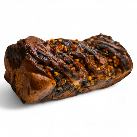 Babka cu cacao, nuca si portocale confiate [1]