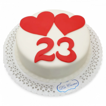 Luna Iubirii - Tort Inima Dubla