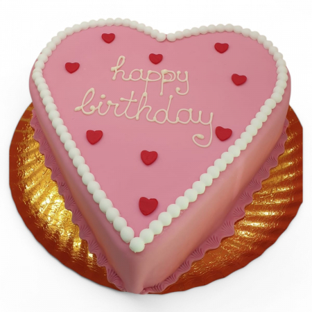 Luna Iubirii - Tort Aniversar - Inima Roz