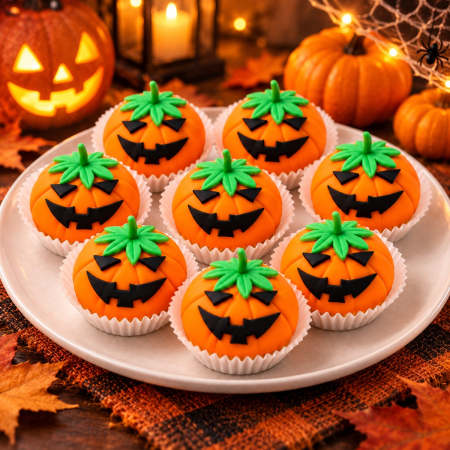Halloween - Prăjituri Halloween - Dovlecei zâmbăreți