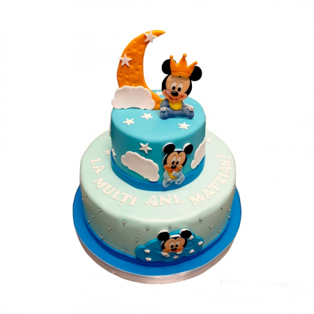 Torturi botez - Tort botez Baby Mickey model 26