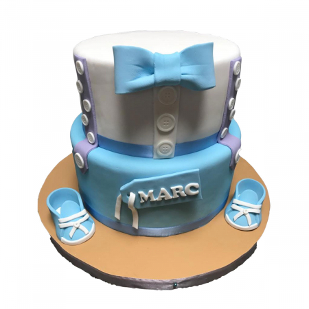 Torturi botez - Tort botez papion