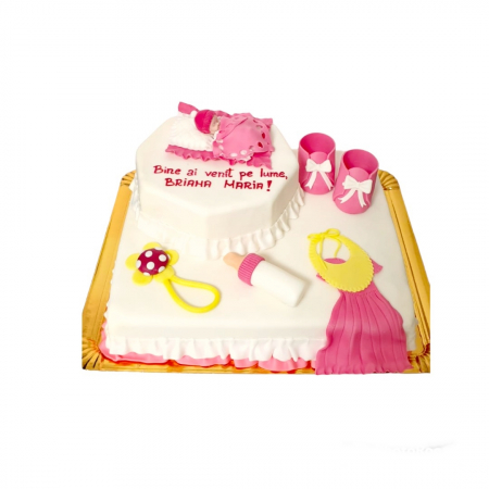 Torturi botez - Tort botez trusou bebe