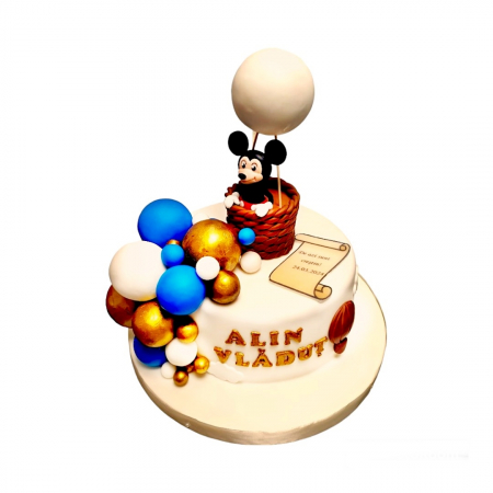 Torturi botez - Tort botez Mickey Mousse model 23