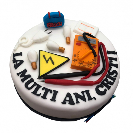 Torturi aniversare - Tort electrician